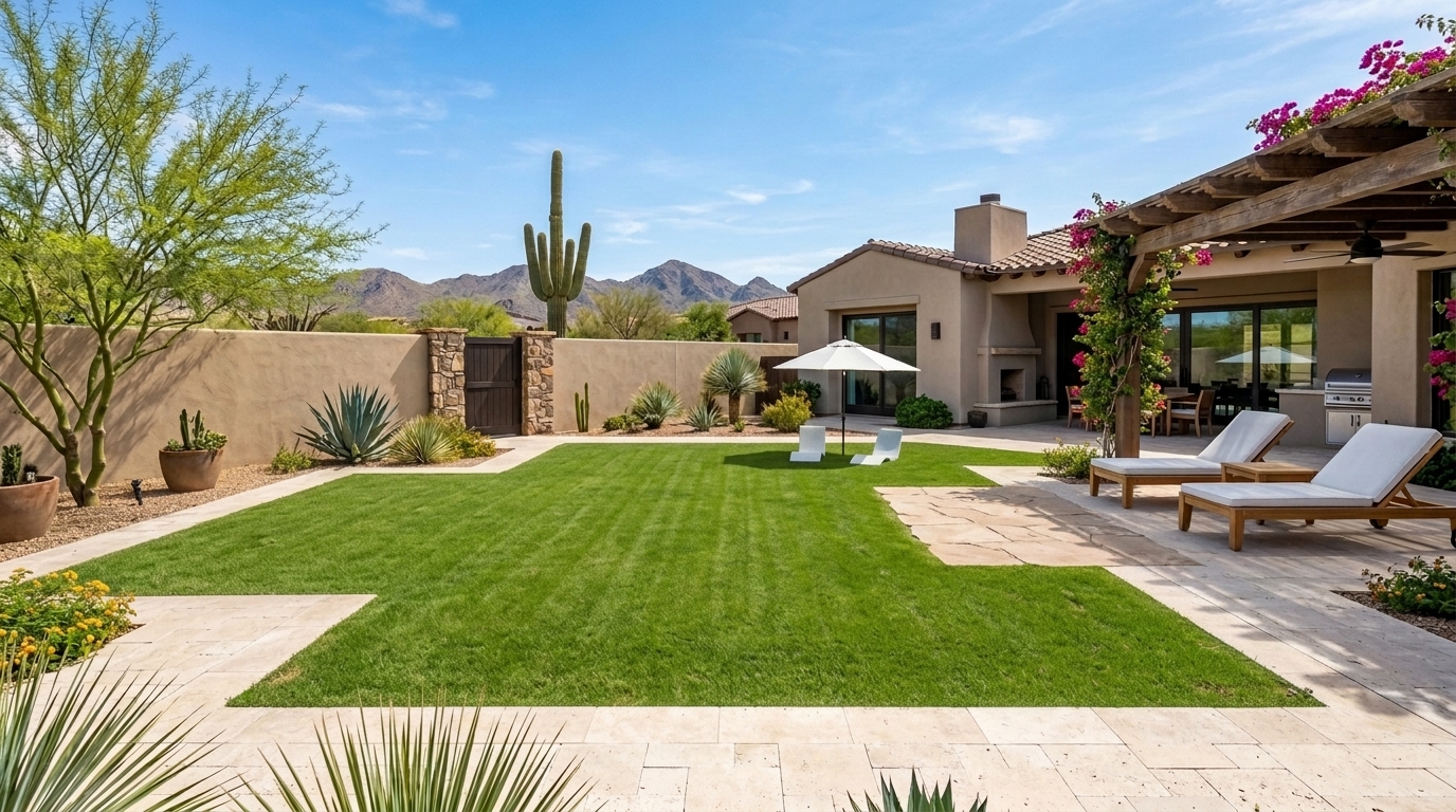 Gilbert Desert Villa Yard